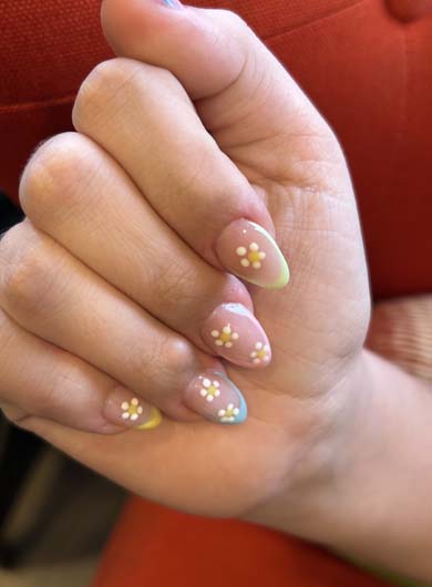 Nails with Artwork
